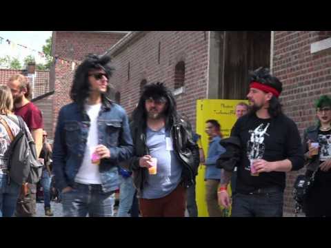 Hundreds of Belgians gather to celebrate the mullet