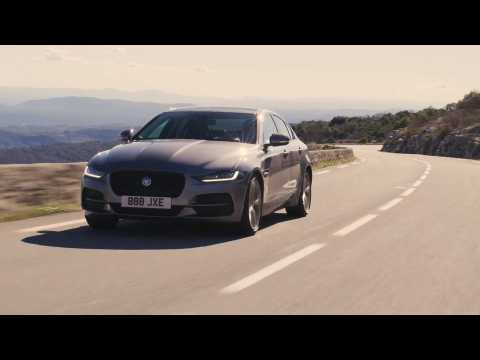 Jaguar XE S 180PS Diesel RWD Eiger Grey Driving in Southern France