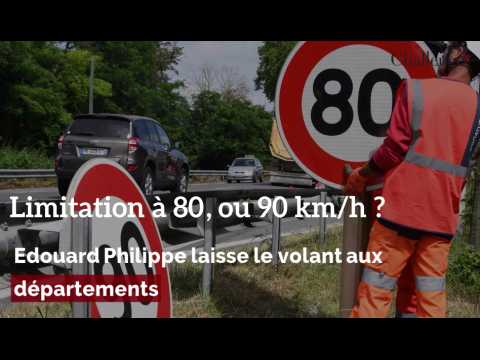 80 ou 90 km/h ? Edouard Philippe laisse le choix aux départements 