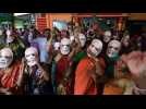 India: Modi supporters celebrate in Assam