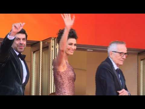 Red carpet premiere for "Il Traditore" (The Traitor) in Cannes