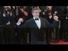 Sylvester Stallone on the red carpet of Cannes for 'First Blood' screening