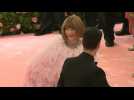 Vogue's Editor-in-Chief Anna Wintour arrives at the Met Gala
