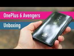 OnePlus 6 Avengers: Infinity War unboxing + pricing