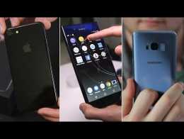 Samsung Galaxy S8 vs Sony Xperia XZ Premium vs iPhone 7: clash of the YouTube titans