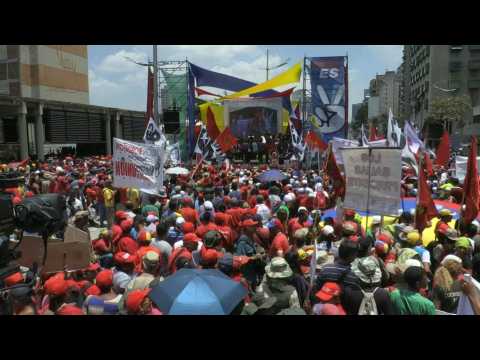 Pro-Maduro supporters rally in Venezuela