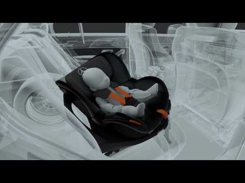 Mercedes-Benz ESF 2019 - Connected child safety seat with PRE-SAFE-function