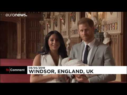 Royal baby: Prince Harry and Meghan Markle present their new son to the world