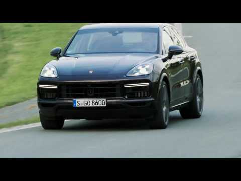 Porsche Cayenne Turbo Coupé in Mahagonimetallic Driving Video