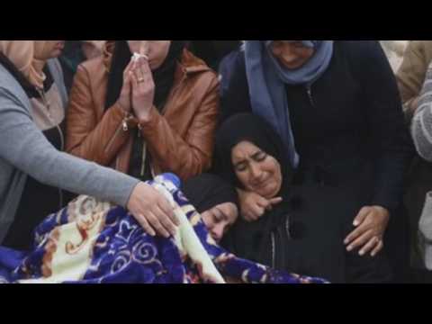 Funeral of Palestinian teenager shot by Israeli troops