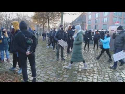 Demonstration attempt against coronavirus restrictions in Bremen