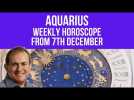 Aquarius Weekly Horoscope from 7th December 2020
