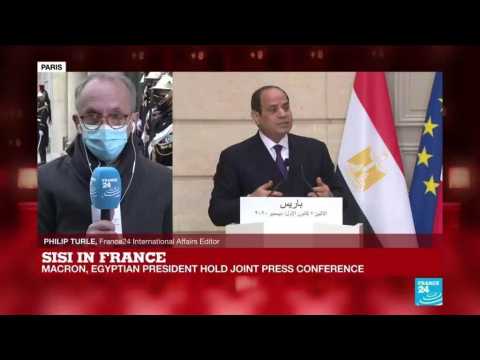 Sissi in France: Macron, Egyptian President hold joint press conference