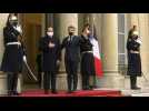 Macron welcomes Egyptian president Abdel Fattah al-Sissi to Paris