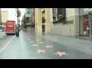Hollywood Boulevard empty after new stay-at-home order