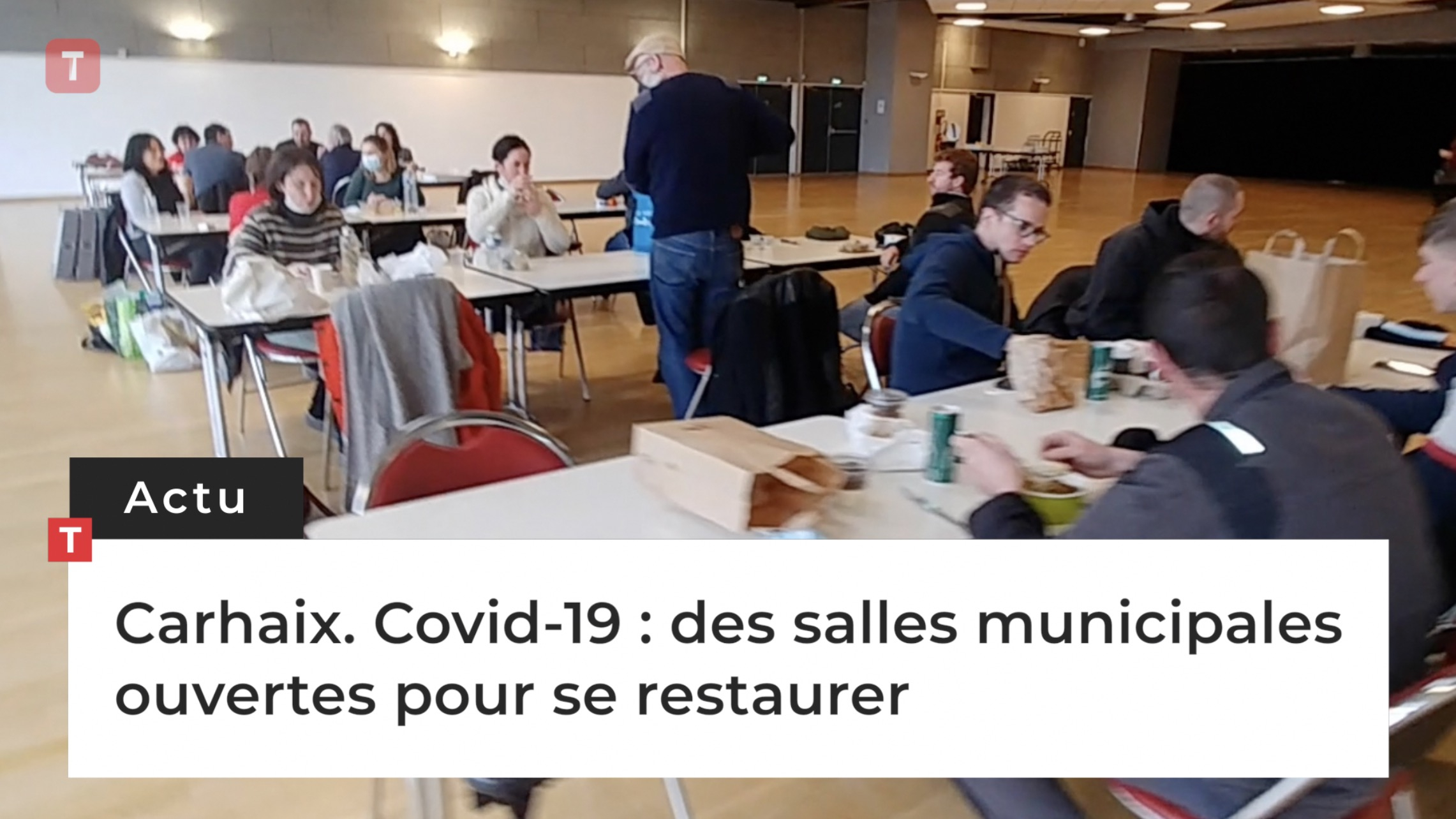 Carhaix. Covid-19 : des salles municipales ouvertes pour se restaurer (Le Télégramme)