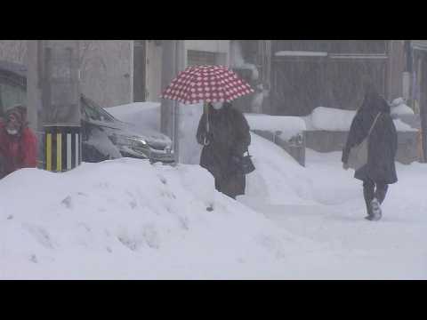 Japan braces for heavy snowfall in mountainous areas