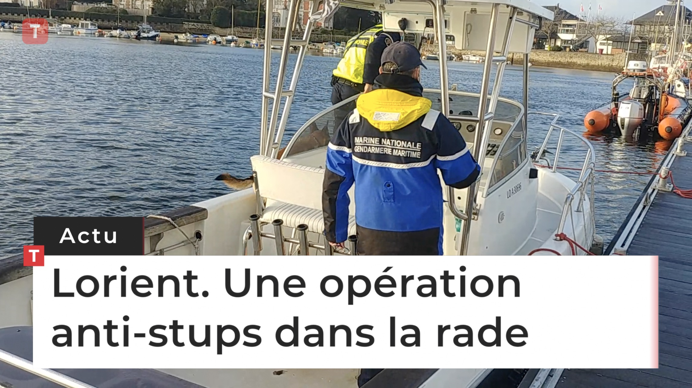 Lorient. Une opération anti-stups dans la rade (Le Télégramme)