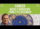 Cancer Weekly Horoscope from 21st December 2020