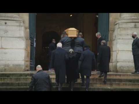 Funeral for actor Claude Brasseur in Paris