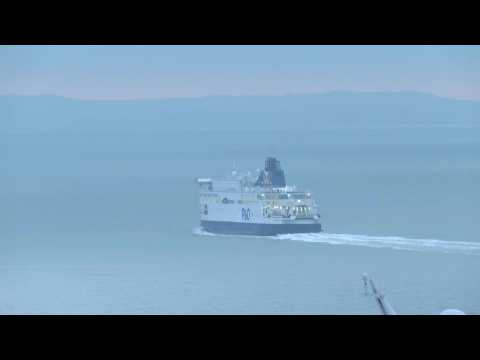 First post-Brexit ferry leaves port of Dover