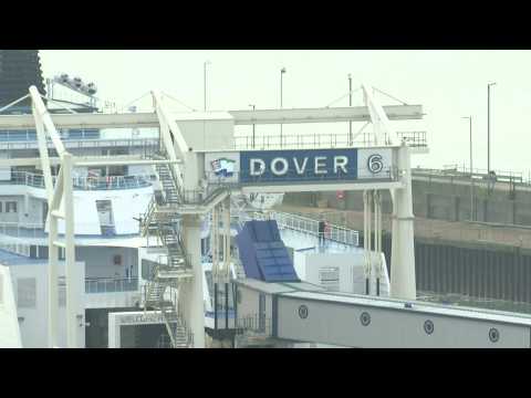 Port of Dover on first day after Brexit transition