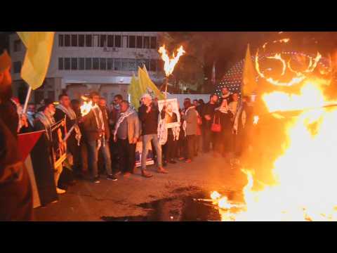 Palestinians commemorate the anniversary of Fatah movement