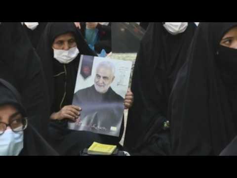Hundreds mark first anniversary of Soleimani's killing in US attack