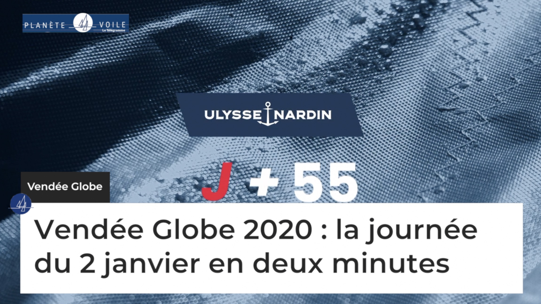 Vendée Globe 2020 : la journée du 2 janvier en deux minutes (Le Télégramme)