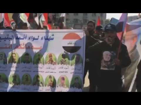 Thousands in Iraq mark 1st anniversary of Soleimani’s killing