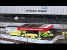Ambulances at busy A&amp;E in London hospital - Label : AFPTV - First images - Category : News