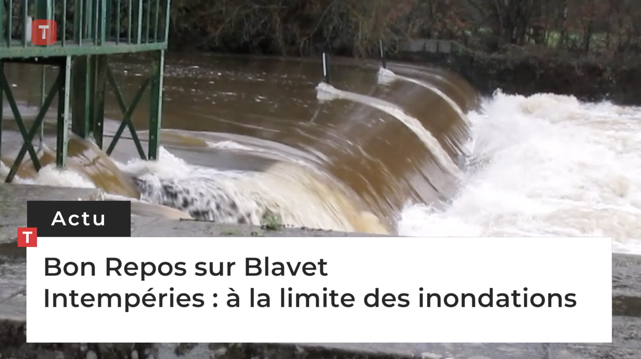 Bon Repos sur Blavet Intempéries : à la limite des inondations (Le Télégramme)