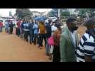 Queues at polling station as Ugandans vote in charged election - Label : AFPTV - First images - Category : News