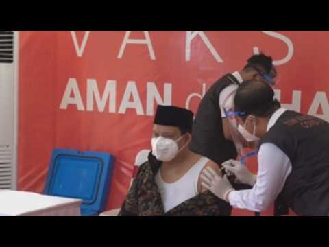 COVID-19 vaccination begins in Indonesia