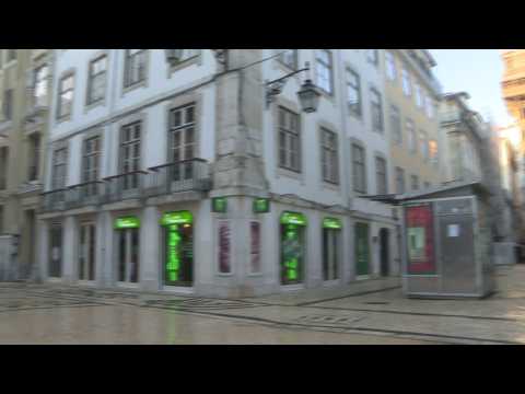 Streets of Lisbon deserted as Portugal begins new national lockdown