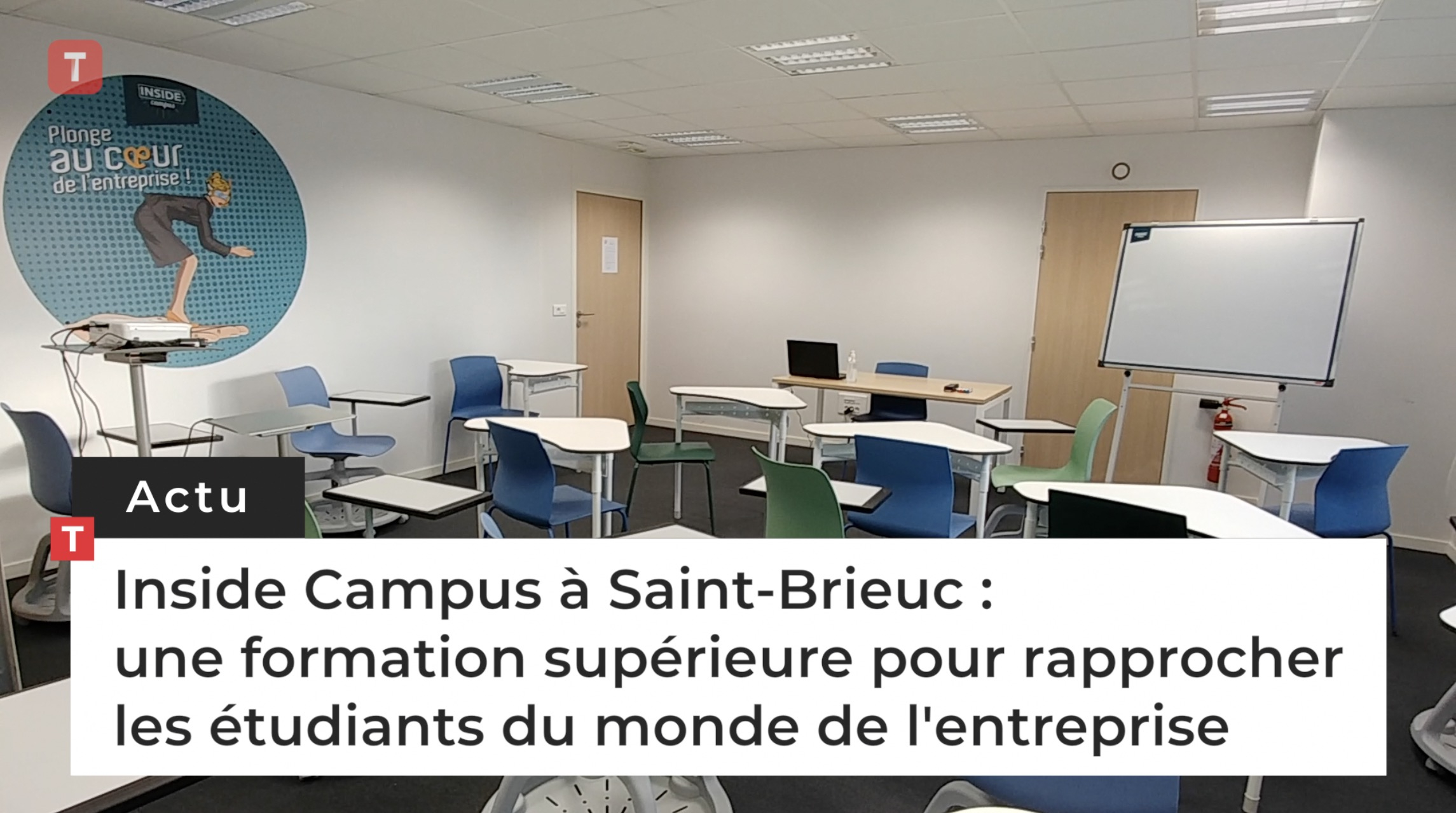 Inside Campus à Saint-Brieuc : une formation supérieure pour rapprocher les étudiants du monde de l'entreprise (Le Télégramme)