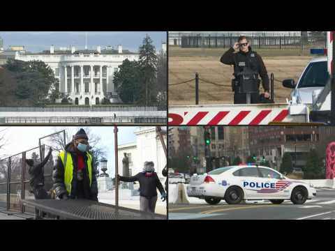 Heightened security around the White House ahead of inauguration