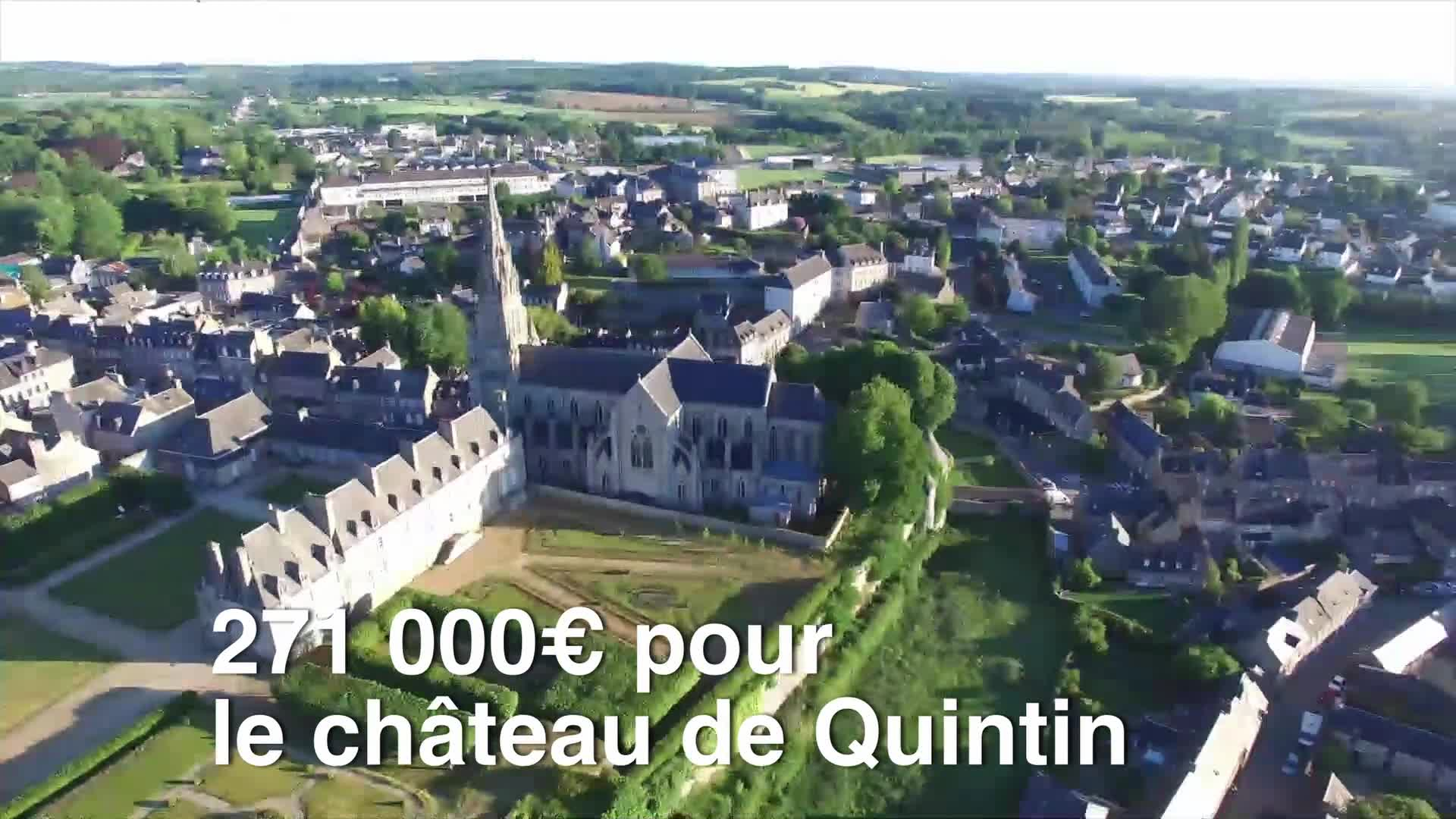 Loto du patrimoine : 271 000€ pour le château de Quintin  (Tébéo-TébéSud)