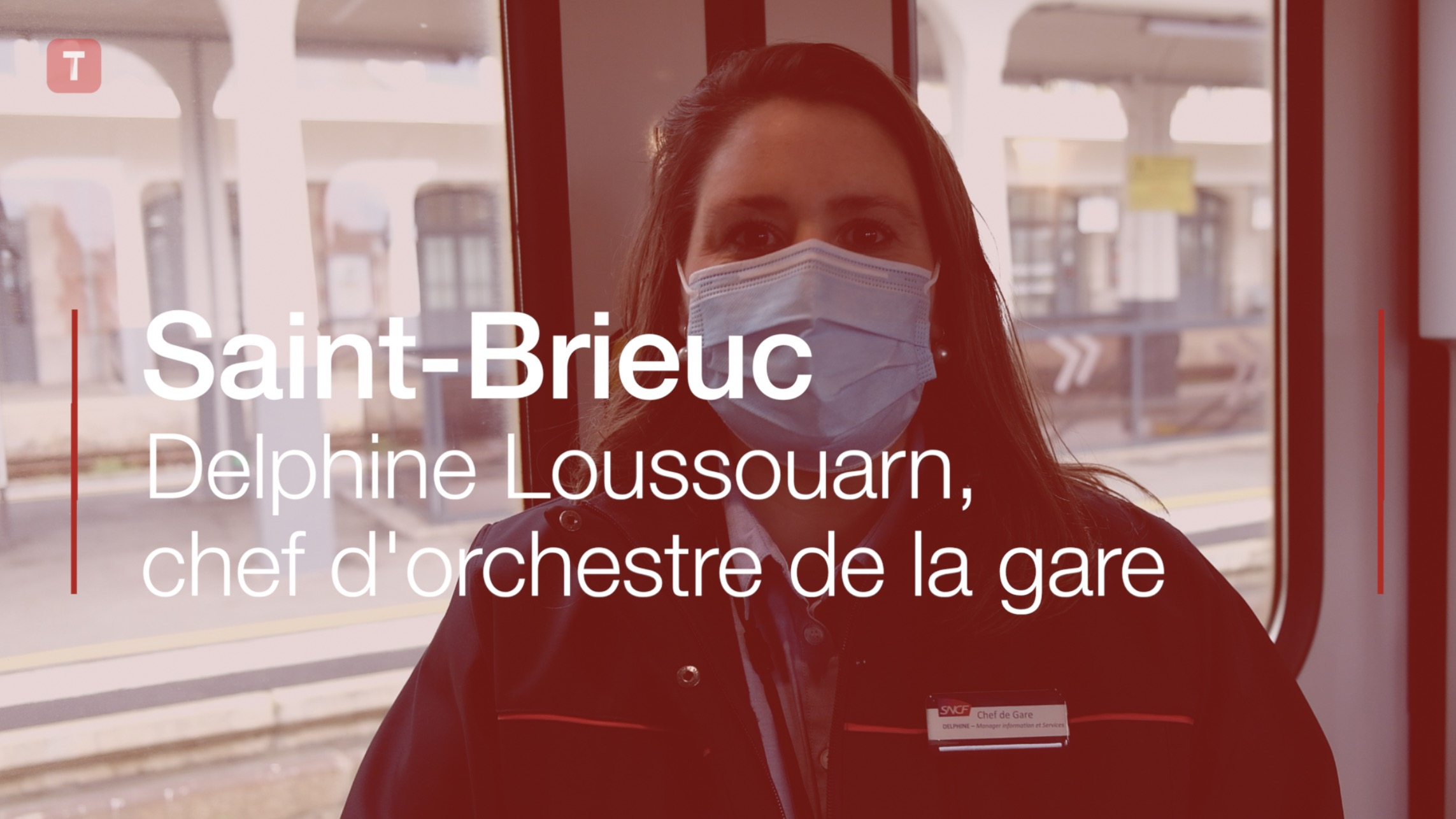 Saint-Brieuc. Delphine Loussouarn, chef d'orchestre de la gare (Le Télégramme)