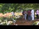 Burials at Sao Paulo cemetery after global virus deaths top 2 million