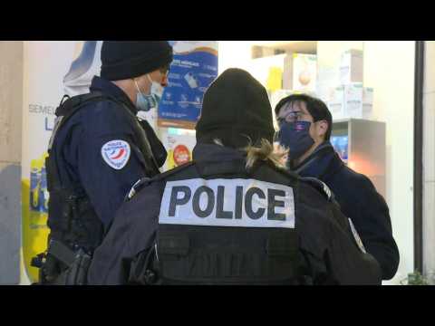 France: first police patrols in Paris a few minutes after 6 p.m. curfew