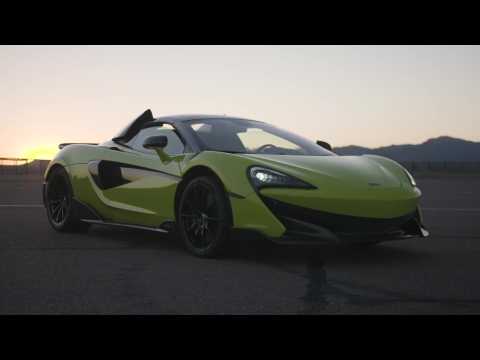 McLaren 600LT Spider Design in Lime Green