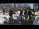 Queens distributes food to neighbors affected by the pandemic
