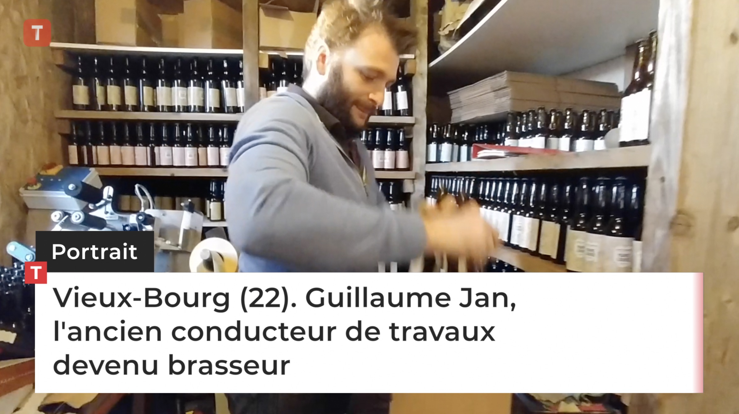Vieux-Bourg (22). Guillaume Jan, l'ancien conducteur de travaux devenu brasseur (Le Télégramme)
