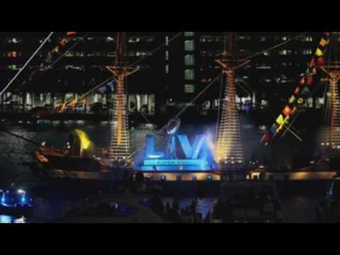 Tampa begins Super Bowl countdown with light shows