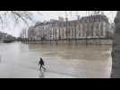 Water levels rising in Seine River