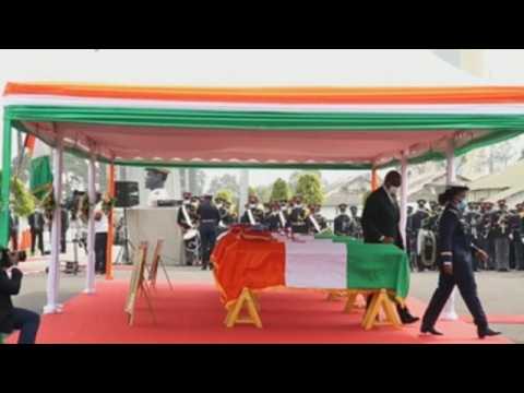 Tribute to Ivorian soldiers who died in Mali