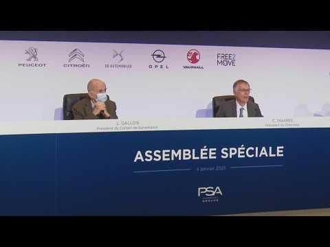 Special meeting at PSA to ratify merger with Fiat-Chrysler