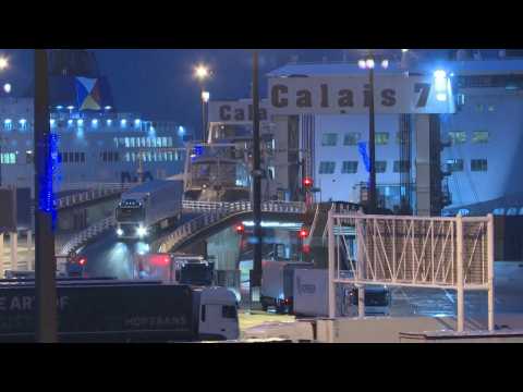 Calais port welcomes first British traffic since Brexit