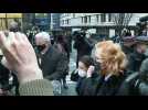 Assange's partner Stella Moris and WikiLeaks' editor-in-chief Kristinn Hrafnsson arrive at court